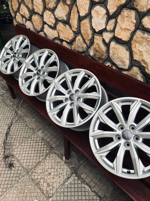 КАТО НОВИ!!! Джанти 17 5х112 Ауди Оригинални Djanti 17 5x112 Audi