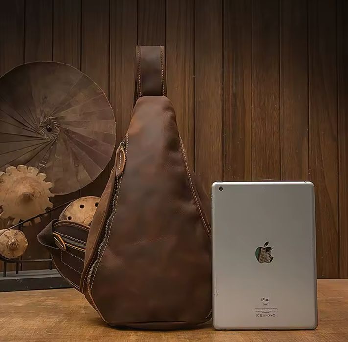 Кожена Чанта Унисекс Нова 20/12/40 см.