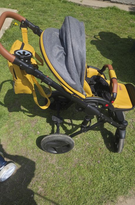 Cărucior 3 in 1 krausman nexxo yellow