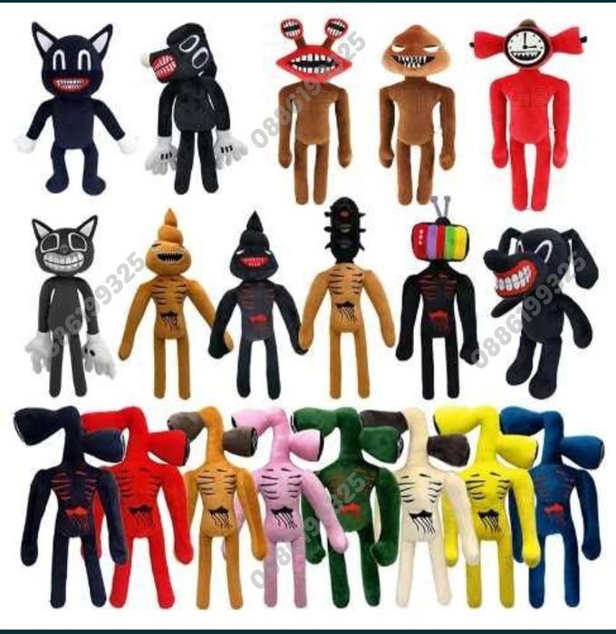 Плюшена играчка Сирена глава, Siren head играчки