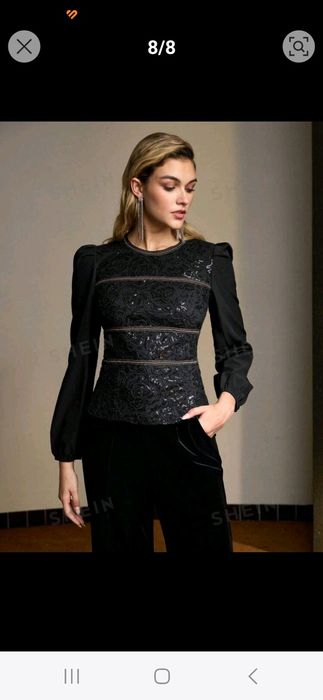 Bluză elegantă Shein