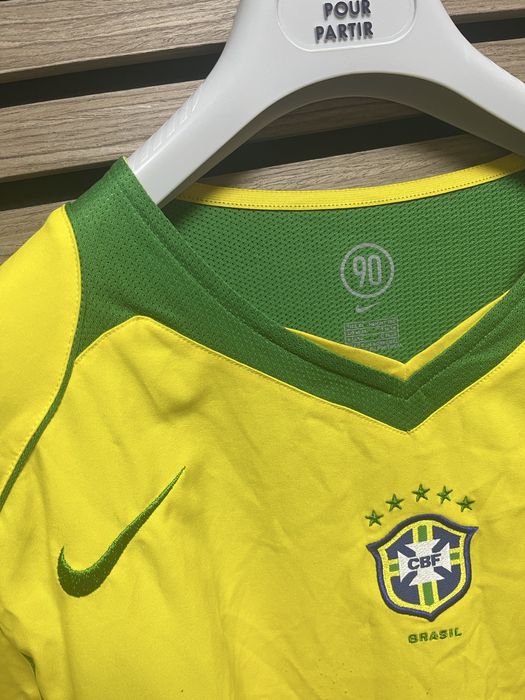 NIKE Brasil Home Jersey 2004-2006  - Бразилия ХЛ / Оригинал