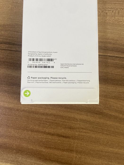 Apple AirTag 2nd gen, set 4 bucati, Sigilat