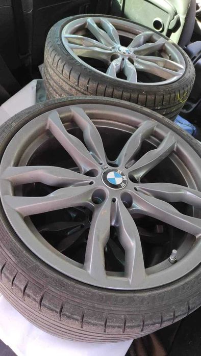 4 броя джанти размер 20 и 4 броя нископрофилни летни гуми DUNLOP