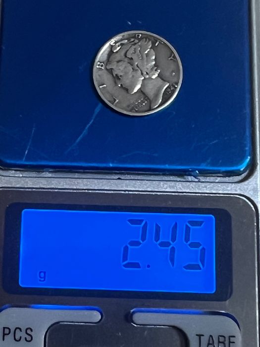 Mercury dime серебро