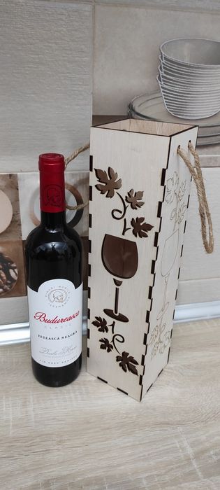 Cutie cadou pentru sticla de vin