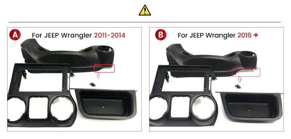 Navigatie Jeep Wrangler 2011 - 2018 Android Garantie 2GB 4GB 8GB RAM