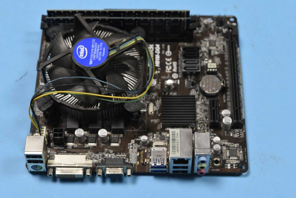 Дънна платка 1150 Asrock H81M-DG4 + Celeron + RAM + Cooler