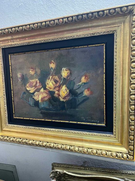 Tablou vechi,pictura in ulei!