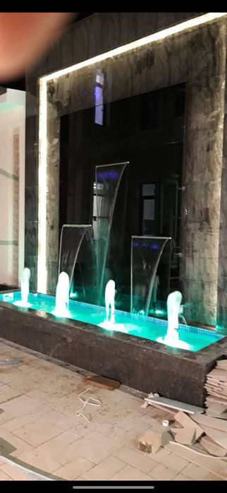Шаршара Фонтан Стеклянный Водопад Хайтек Вадапад Водапад ЛЮБОЙ ВАРИАНТ
