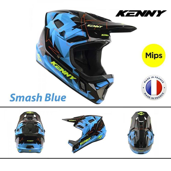 Кросова каска KENNY DECADE 2025, Full Face, Защита MIPS - ФРАНЦИЯ