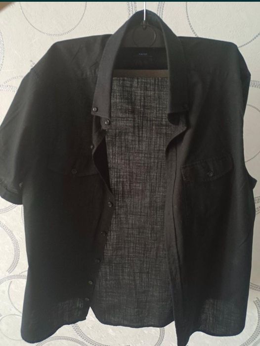 Рубашка черная размер XL