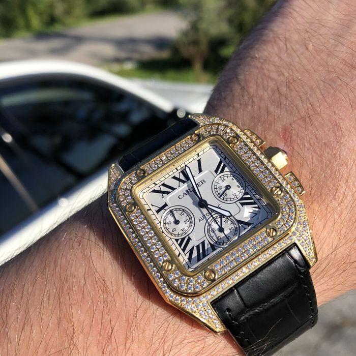 cartier santos 100