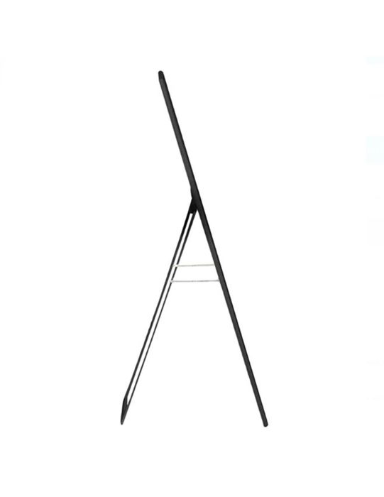 Огледало, Със стойка, 40 х 160, Дъб, Черен