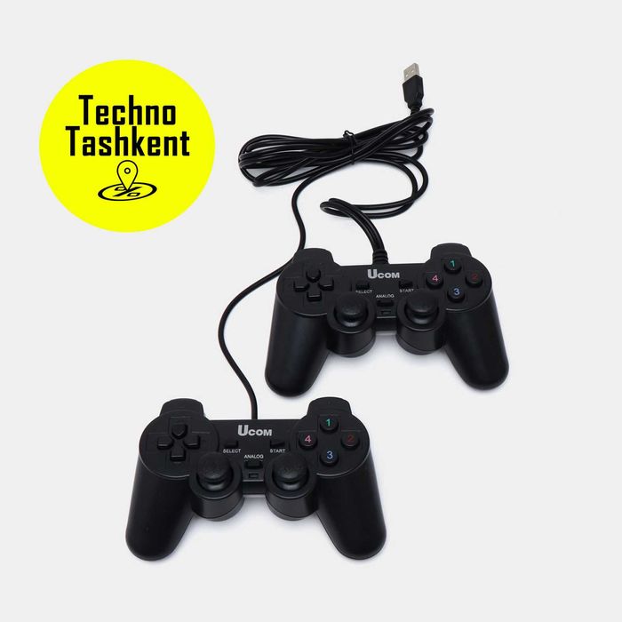 Aналоговый USB джойстик на пк 2в1, joystik (Garantiya) (Dostavka bor)