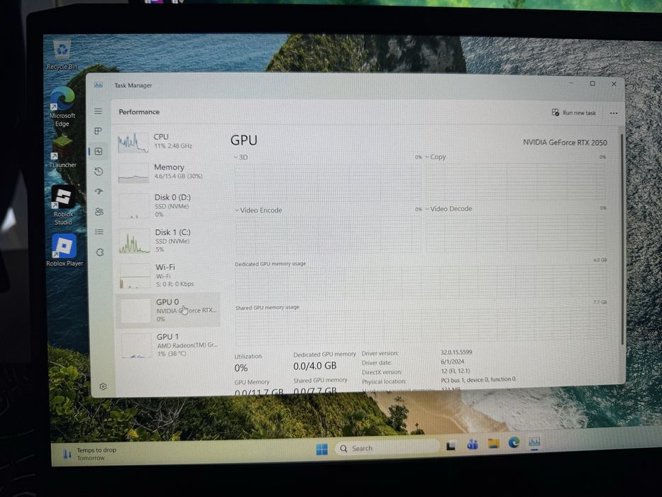 vand schimb Laptop gaming Ryzen 5500H 16Gb D4 RTX 2050 SSD 1Tb