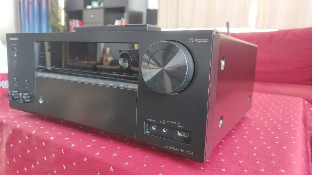 Vand Receiver Onkyo HT-R695, 4K, 3D, Dolby atmos si Vision, BT, USB, HDMI ARC si CEC, WiFi