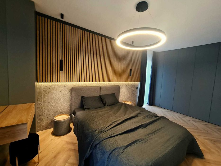 Riflaj MDF Premium grosime 2 cm- 9 lamele MDF pe panou 260x40