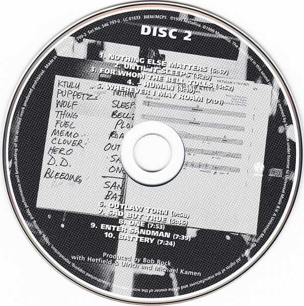 2xCD Metallica - S&M 1999
