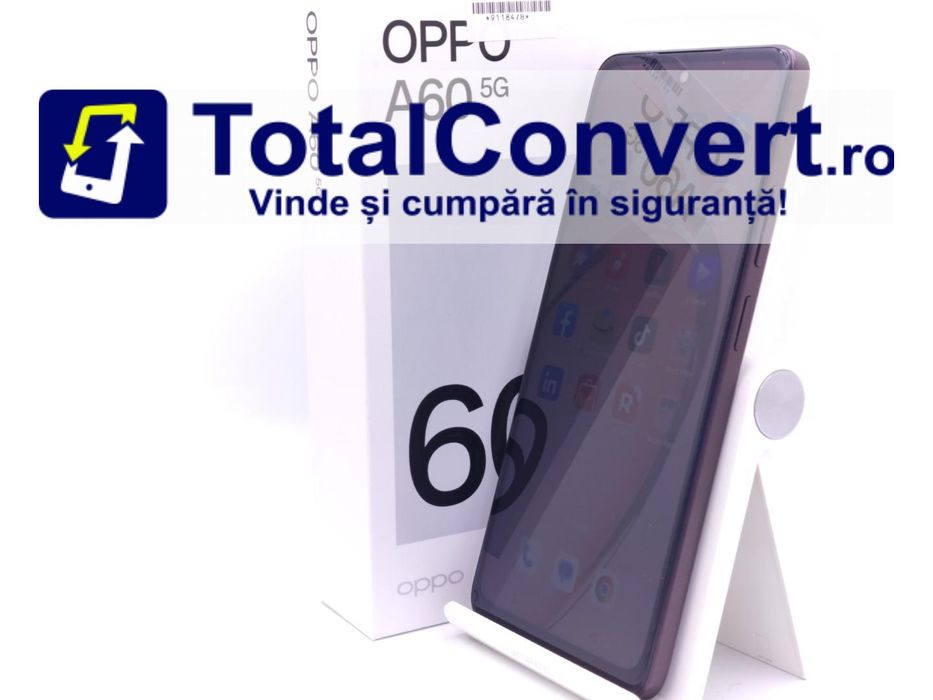Oppo A60 128GB Midnight Purple 4GB Single, Garantie 24 luni | #D91184