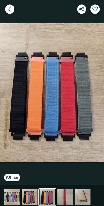 Curele din textil pt forerunner 735XT, 235, 230, 220, 620, 630 etc