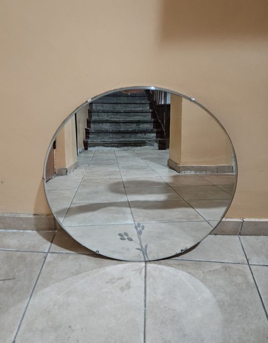 Зеркало круглое с рамой