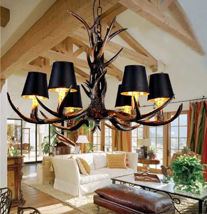 Полилей за ловци еленски рога ретро винтидж светъл модел наличен