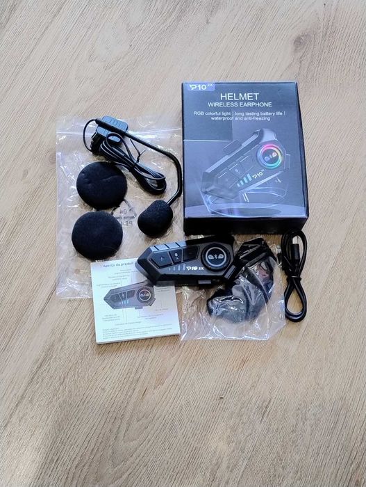 2бр. интерком (взаимно свързващи се)/Intercom/Bluetooth слушалки за ка