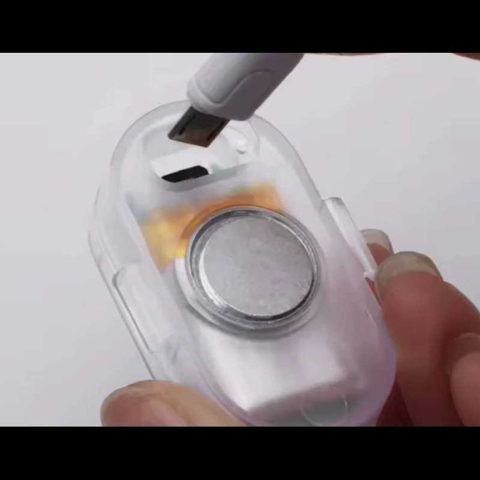 Set 2 Mini Stroboscoape LED Wireless  Acumulator și Telecomandă
