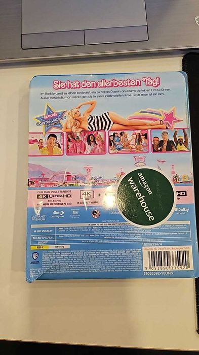 Филм „Barbie“ [4K Ultra HD] Steelbook [2023] [Blu-ray] – Steelbook