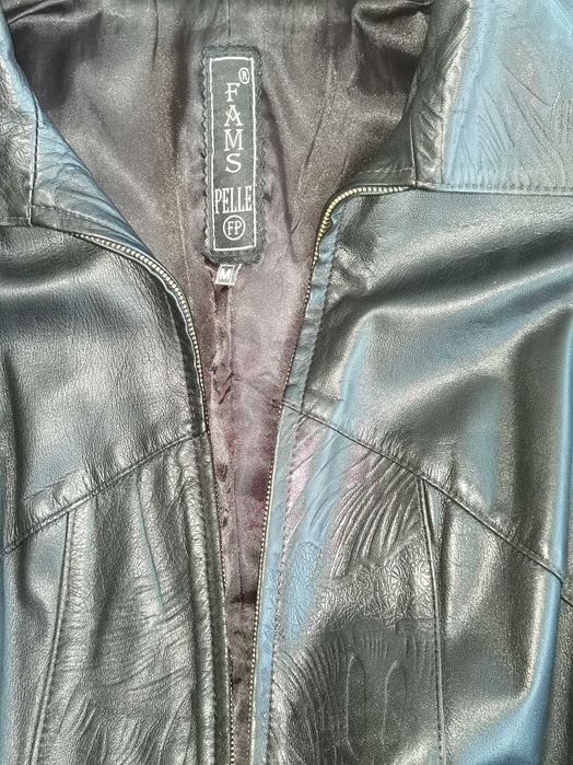 Кожено черно яке