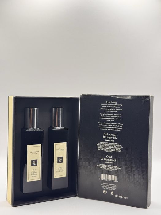 Jo Malone 2x30 Oud&Bergamot and Dark Amber&Ginger Lilly