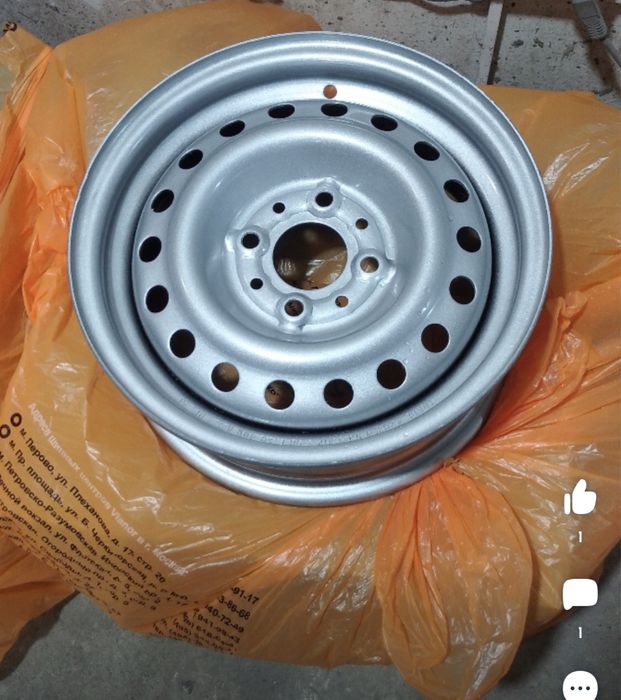 Новые штамп диски на Ваз