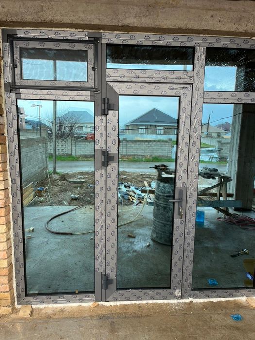 Окна двери и болконый