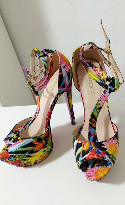 Sandale damă toc 15 cm