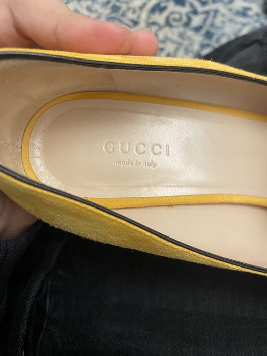 Pantofi gucci galbeni