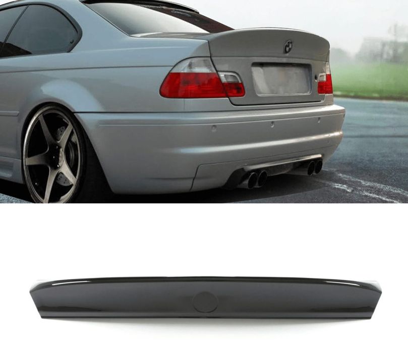 CSL Спойлер за Багажник BMW E46 -Седан, Купе- Черен Гланц - Тунинг