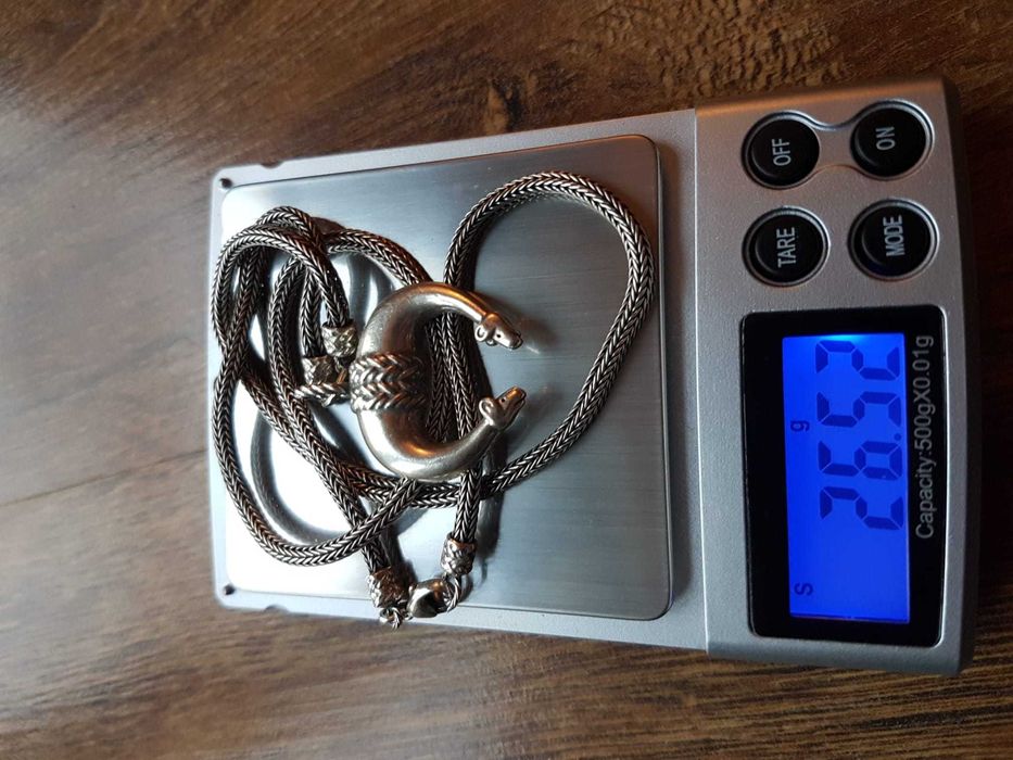 Lanț argint 925 bărbați + pandantiv - Model deosebit