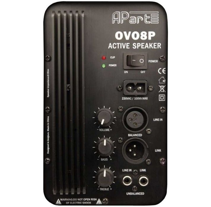 Boxa activa Apart OVO8P-W White, 60W, difuzor de 8"