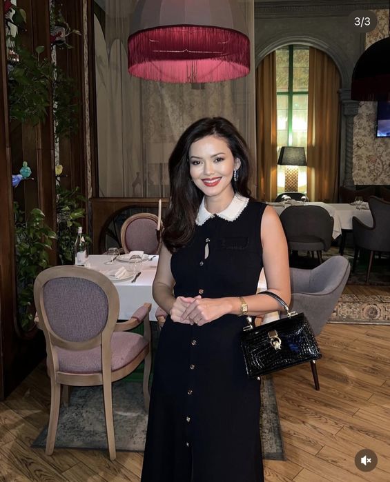 Черное платье Sandro