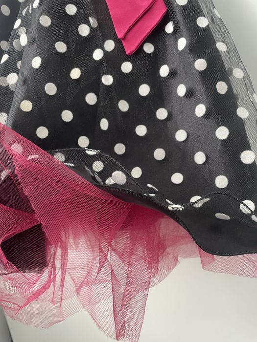 Продам детское платье с болеро в горошек