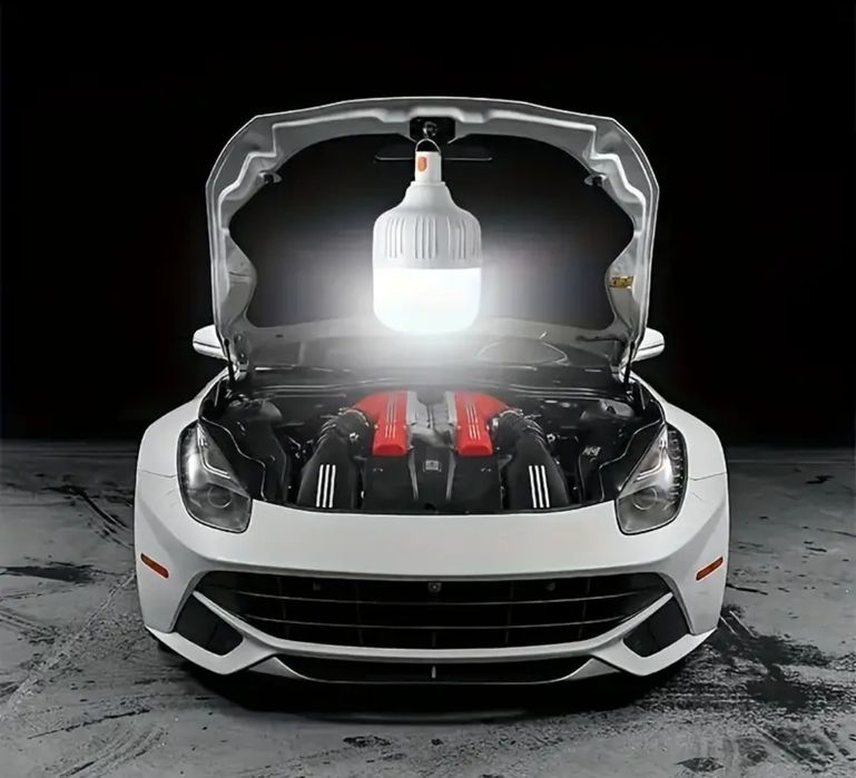 Lampa 300W - încărcare USB, cu cârlig de agățare