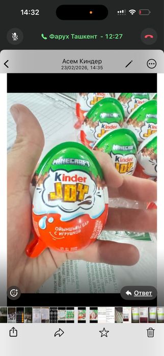 Kinder  joi Maincraft