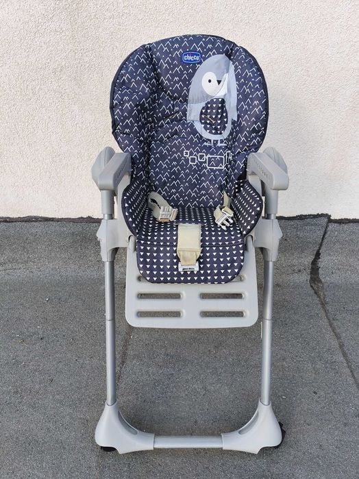 Scaun de masa Chicco înalt Polly Easy Penguin