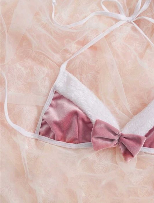 Секси костюм зайче с прашки  уши дамско бельо