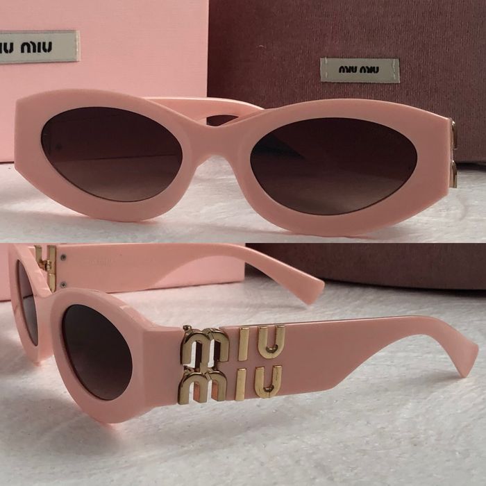 Дамски слънчеви очила  елипса овални  3 цвята черни бели розови