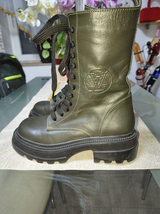 Bocanci Louis Vuitton piele naturala