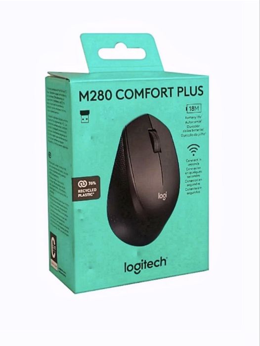 Logitech Wireless Mouse M280. Для офис.