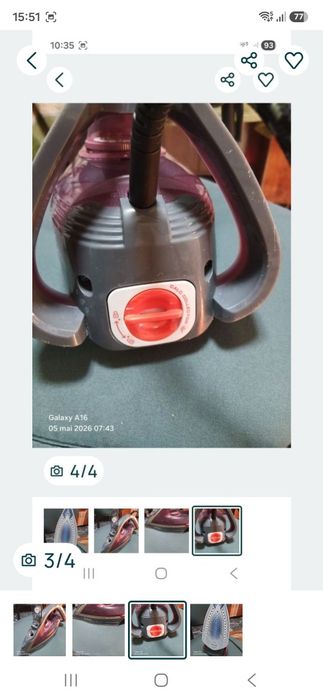 Fier de calcat Tefal ultraglis anticalcar