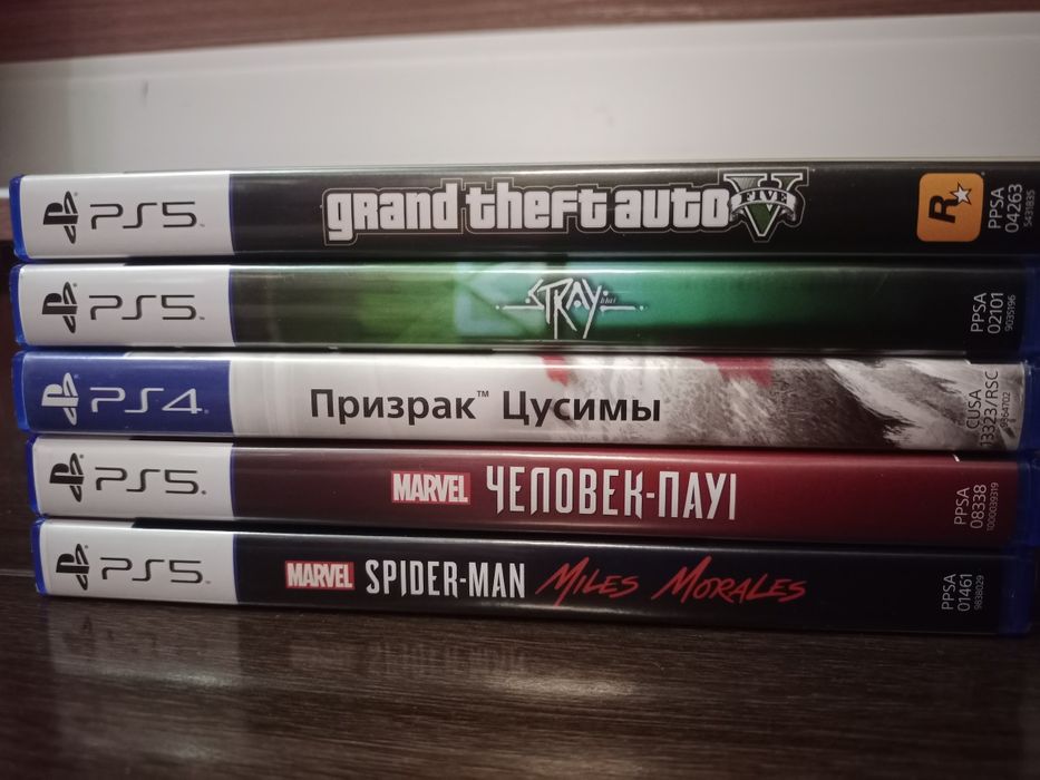 Продам игровые диски на PS 5